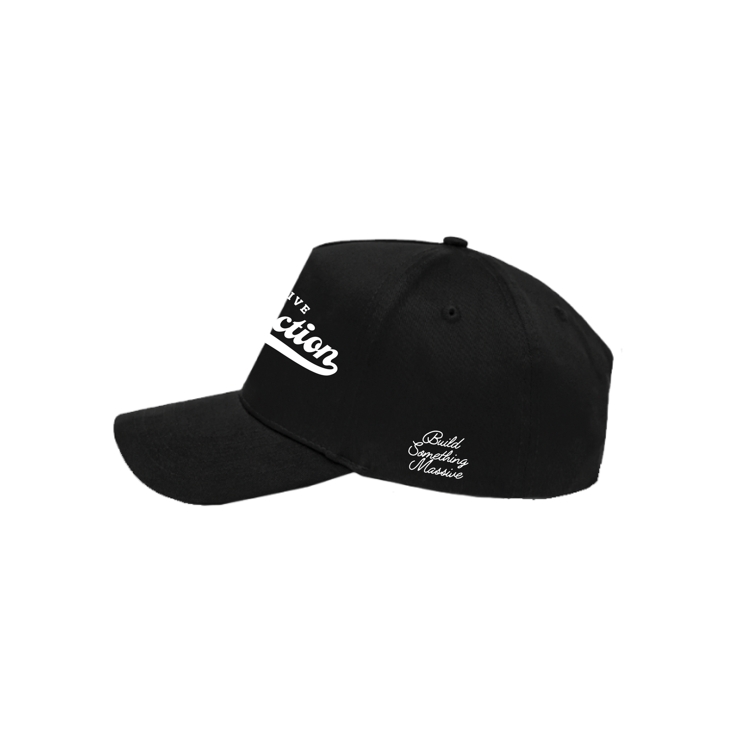 Varsity Hat – Black & White Stitch